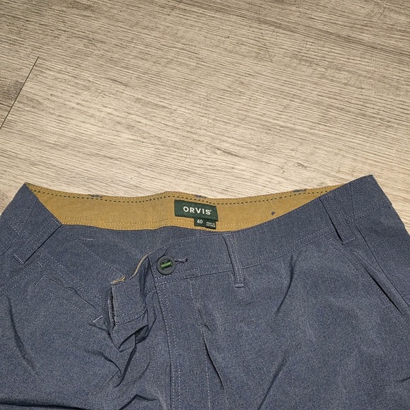 Orvis Shorts Men's Size 40 Navy Blue Lightweight Stretch Fishing Hike Outdoor - Picture 5 of 6